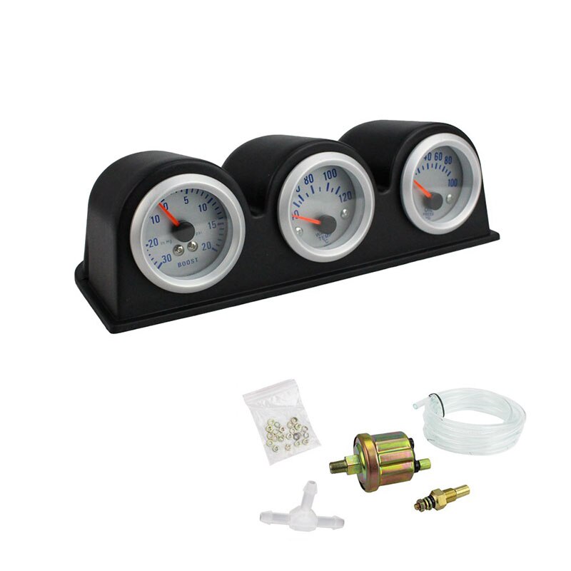 Auto drievoudige meterset toerenteller toerenteller toerental watertemperatuurmeter oliepers drukmeter autometer: Default Title