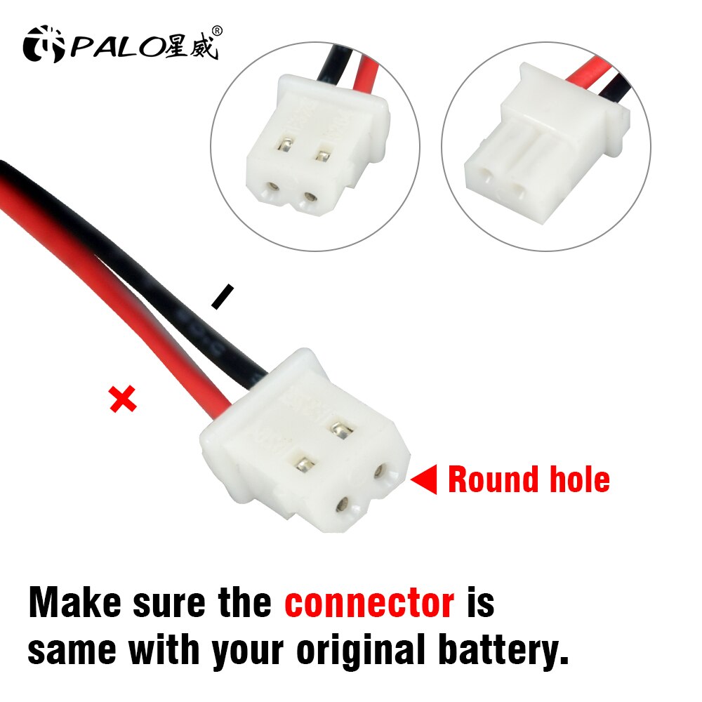 PALO Battery 2.4V 800mAh Ni-MH Rechargeable Battery Pack BT183342 BT283342 For Cordless Phone BT-166342 515J