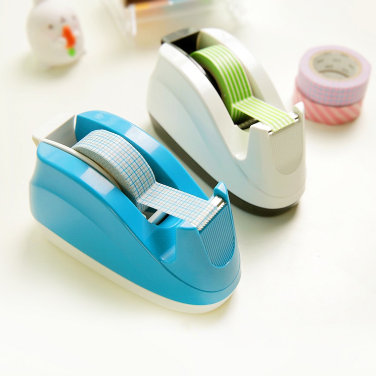 Deli Adhesive Tape Base Adhesive Tape Cutter Anti Slip Base Office Stationery Seal Stationery Washi Tape Dispenser Tape Holder