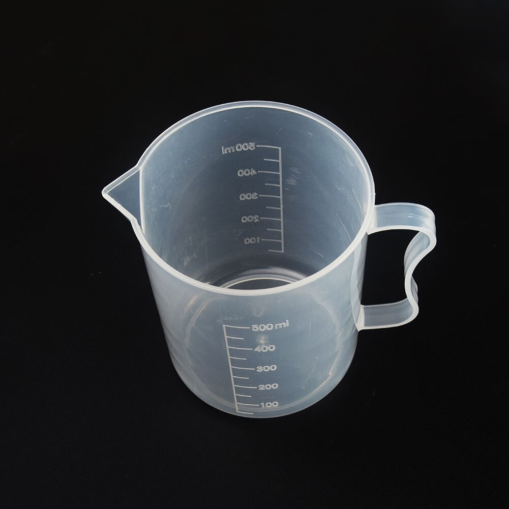 20/30/50/300/500/1000ML Transparent Plastic Measure Jug Pour Spout Surface Kitchen Laboratory Measuring Scale Cup