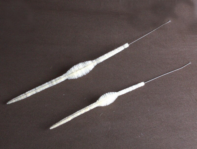 10 stk/partij 25ml 50ml Mollige buik sucker borstel Laboratorium tube haarborstel