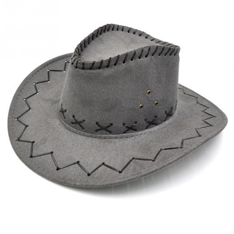 Unisex cowgirl cowboy hat til børn børn dreng pige klassisk fest kostume afslappet solhatte matchende