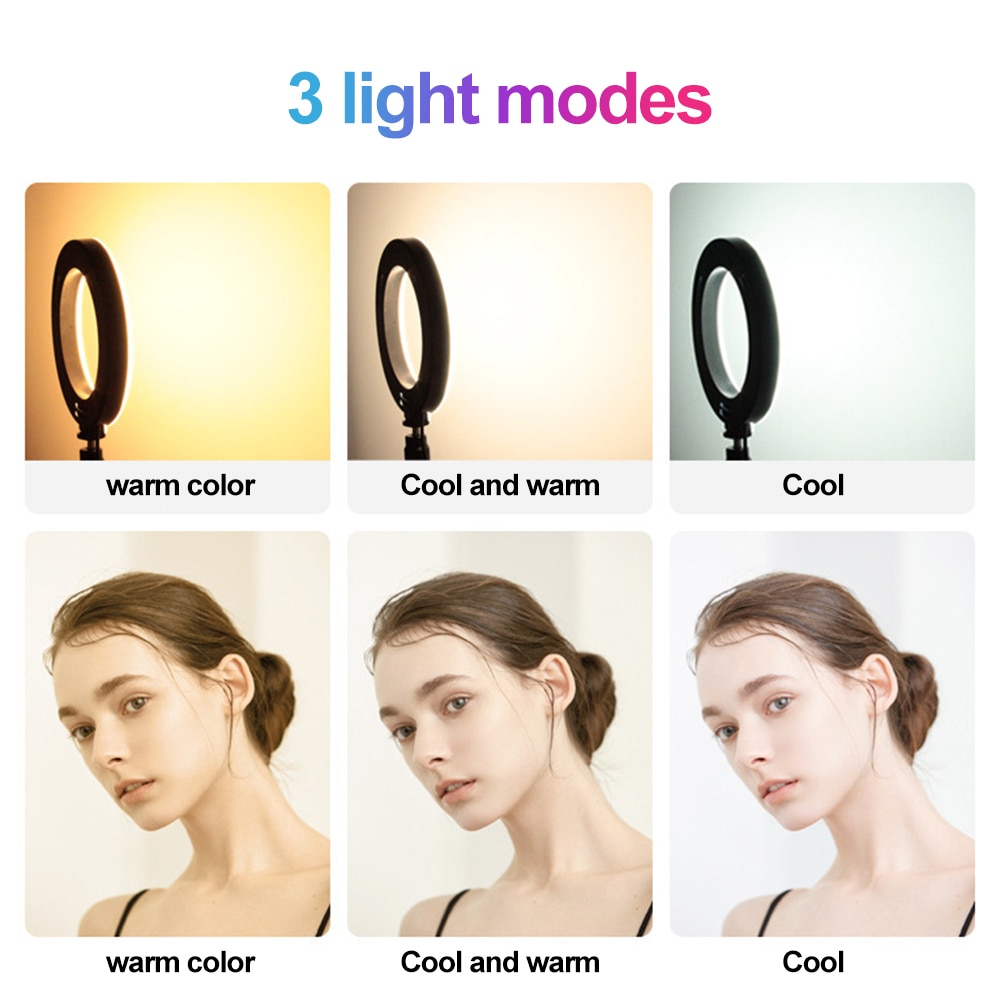 Fotografie Ring Licht Statief Led Ring Licht Selfie Ring Licht Voor Make Video Live Aro De Luz Para Hacer Tik tok Fotostudio