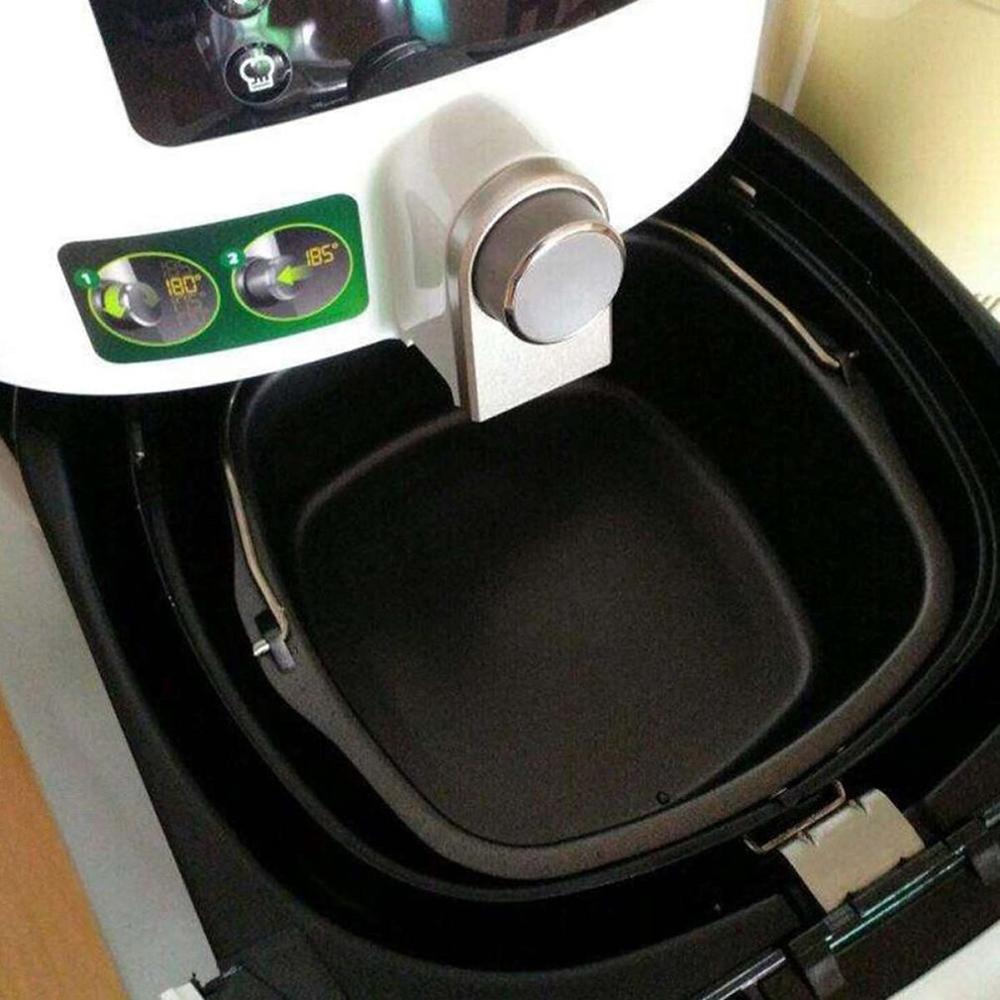 Olla para freír patatas fritas para el hogar, cesta portátil redonda de 8 pulgadas para freír patatas fritas, pollo, accesorios de cocina