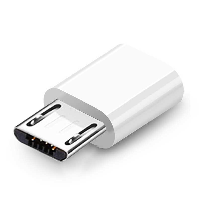 Donmeioy Micro Usb Otg Adapter Micro Usb Naar Usb Type C Voor Xiaomi Huawei Samsung Usb C Adapter Micro Usb otg DE6892: White