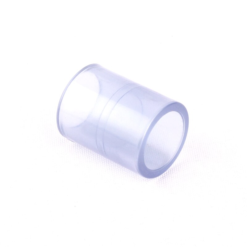 Indre dia . 20mm transparente pvc rørforbindelser standard pvc vandrør hætte kobling albue tee adapter til valg