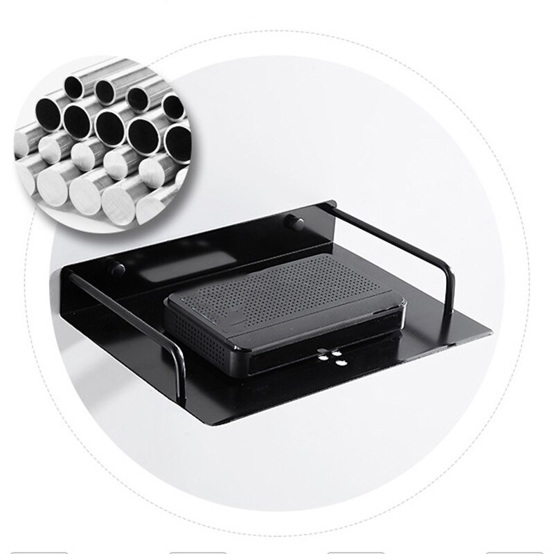 ! Space Aluminum Wall Mount Bracket Tv Accessories Wifi Router Tv Box Set-Top Box, Mini Computer