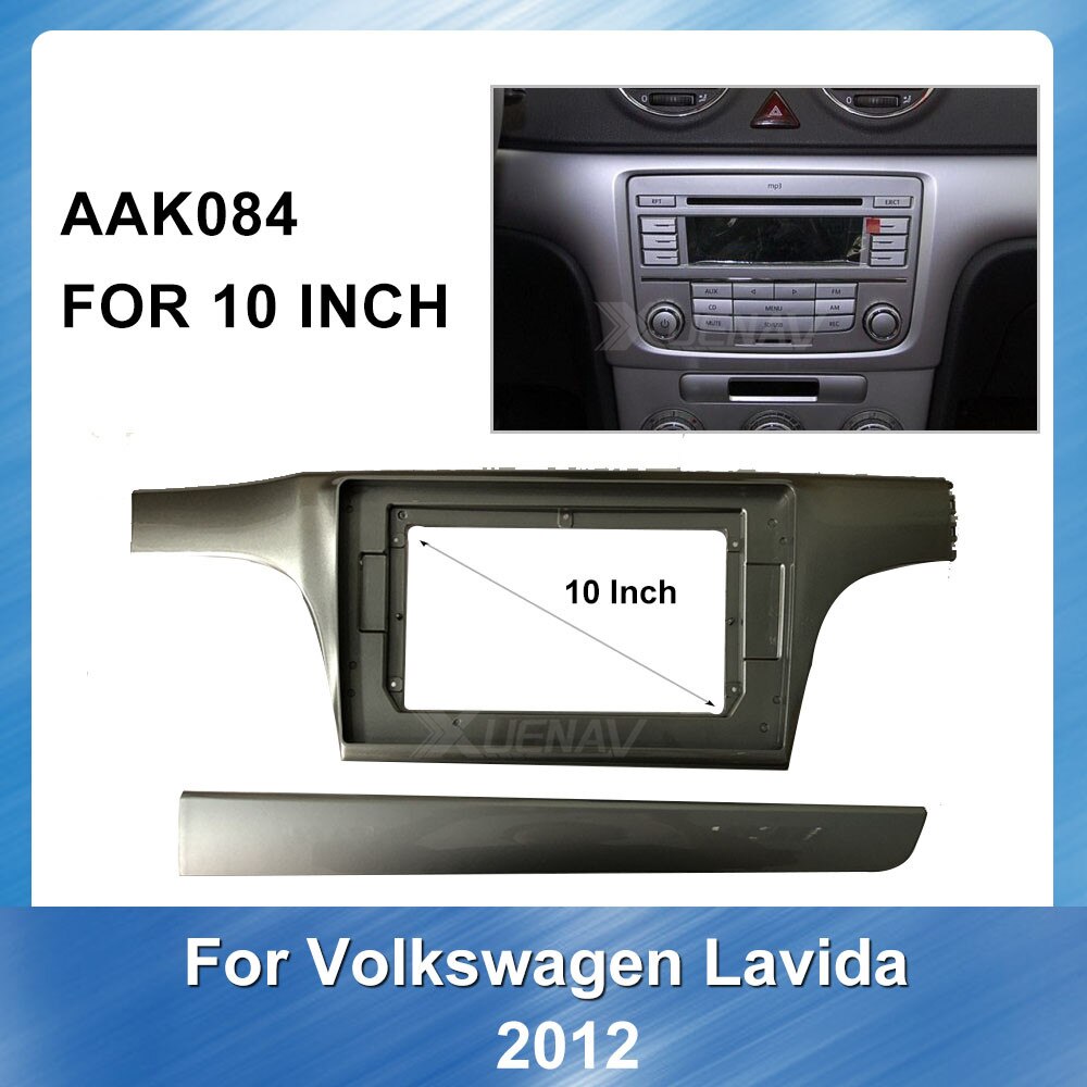 Autoradio voor volkswagen lavida frontframe adapterplaat paneel autoradio installatiekit fascia paneel gps navigatie dvd