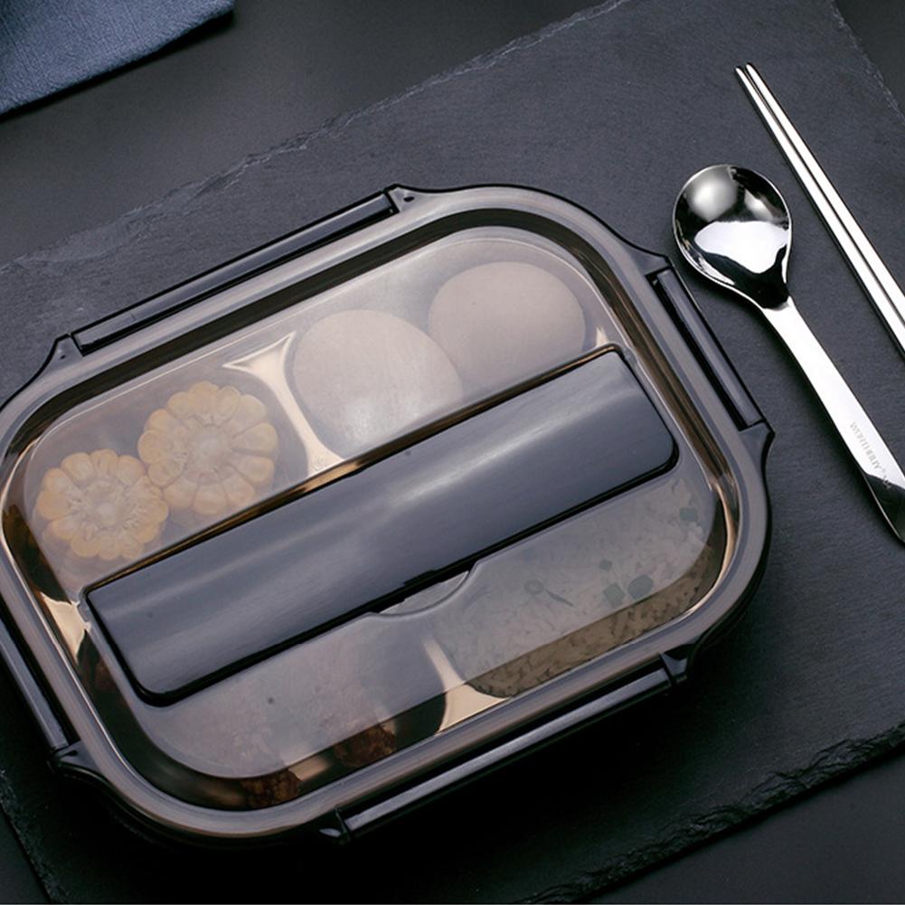 Portable Stainless Steel Thermal Lunch Box Microwave water Self-heating School Office Insulated Bento Box With Lunch Bag