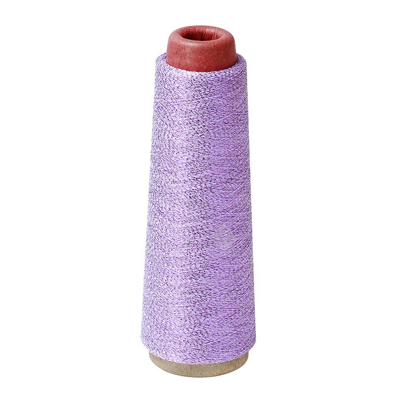 Color Flash Bright Silk Gold And Silver Thread Computer Embroidery Manual Cross Stitch Metal Thread DIY Braided Thread: purple