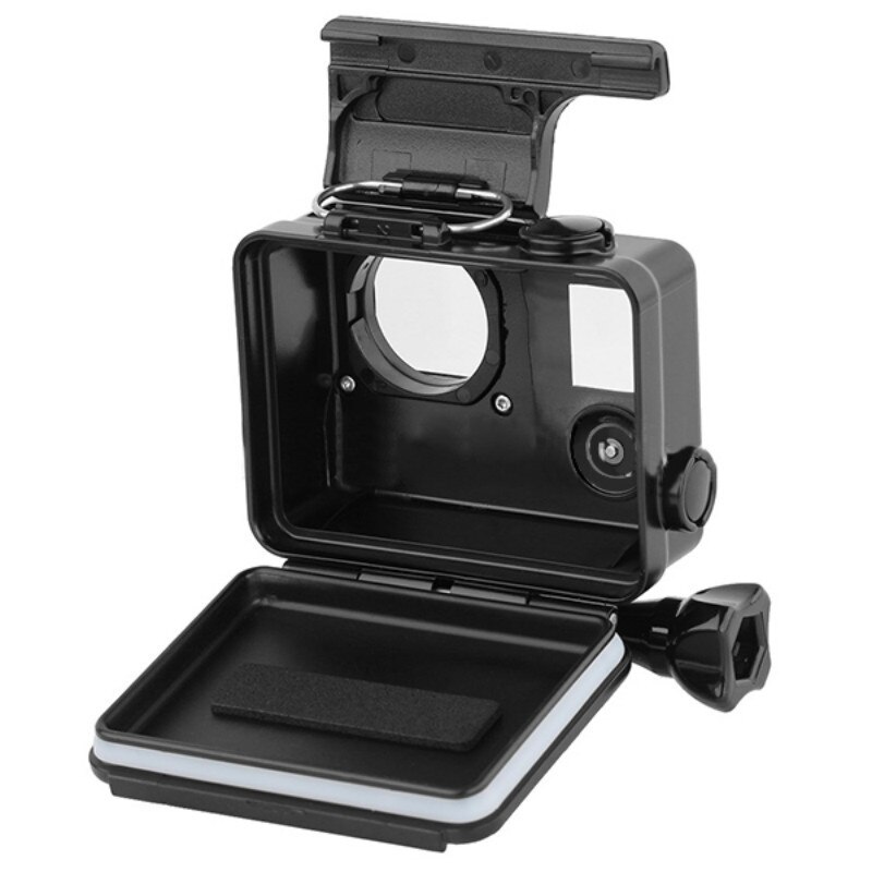 Onderwaterduik zwarte waterdichte behuizing harde hoes voor gopro hd hero 4/3+  action camera accessoires