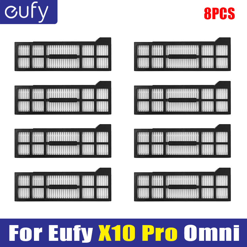 Piezas de repuesto para Eufy X10 Pro Omni, accesorios, filtro de Cepillo Lateral de rodillo, paño de mopa, almohadillas, bolsa de polvo, pieza de aspiradora: Oro
