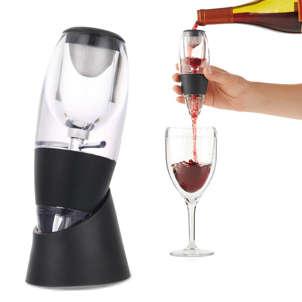 Newest Magic Decanter Wine Aerator Decanter Filter + Red White Wine Flavour Enhancer And Stand Bar Tools-35