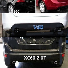 Voor Volvo S60 V60 Uitlaat Cover Set Exterieur Ingebouwde Onderdelen