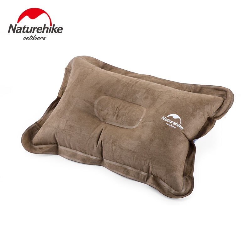 Naturehike Upgraded Suede Material Inflatable Pillow for Hiking Backpacking Travel Pillows Camping Nap Air Pillows NH15A001-L