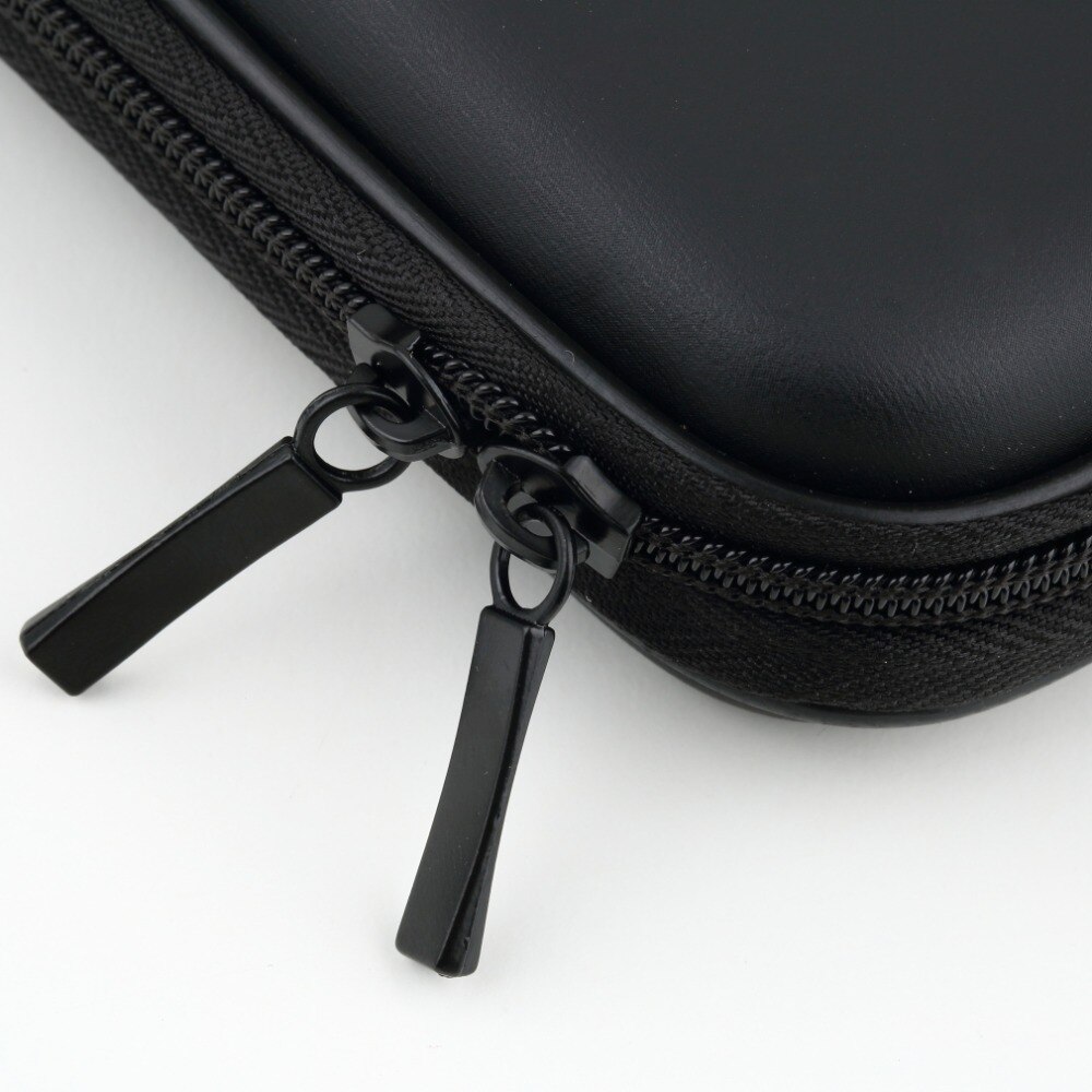 Zwarte draagbare rits externe 2.5 hdd tas draagtas voor 2.5 "hdd harde schijf bescherm #
