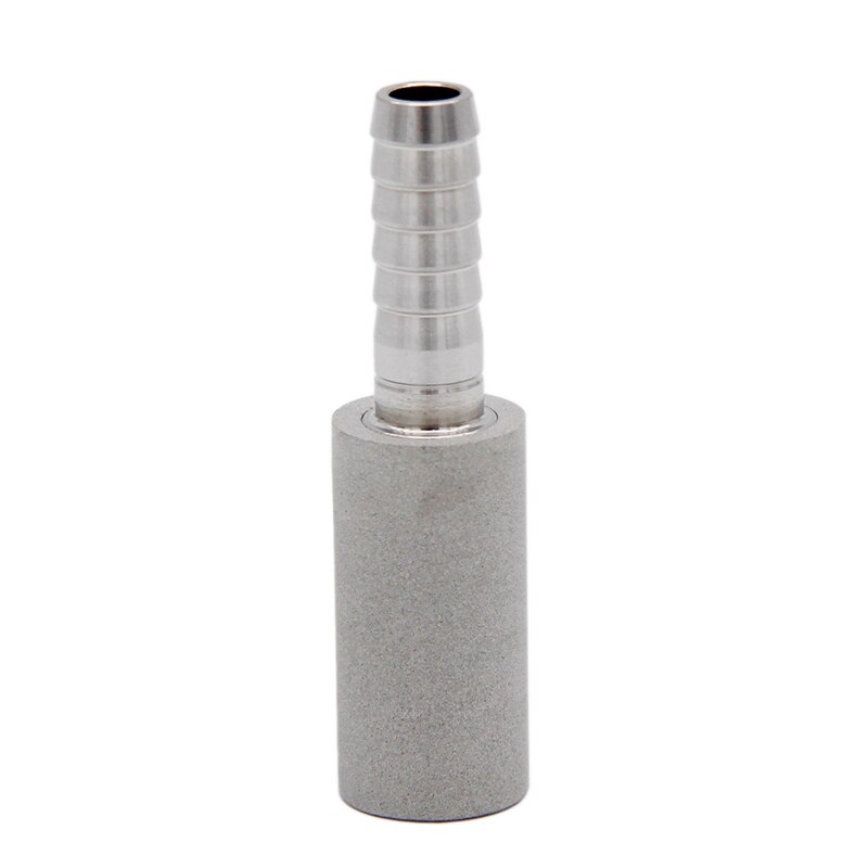 Piedra de difusión para cerveza casera, 0,5 y 2,0 micras, piedra de oxígeno, Kegging Homebrew, púa de 1/4"