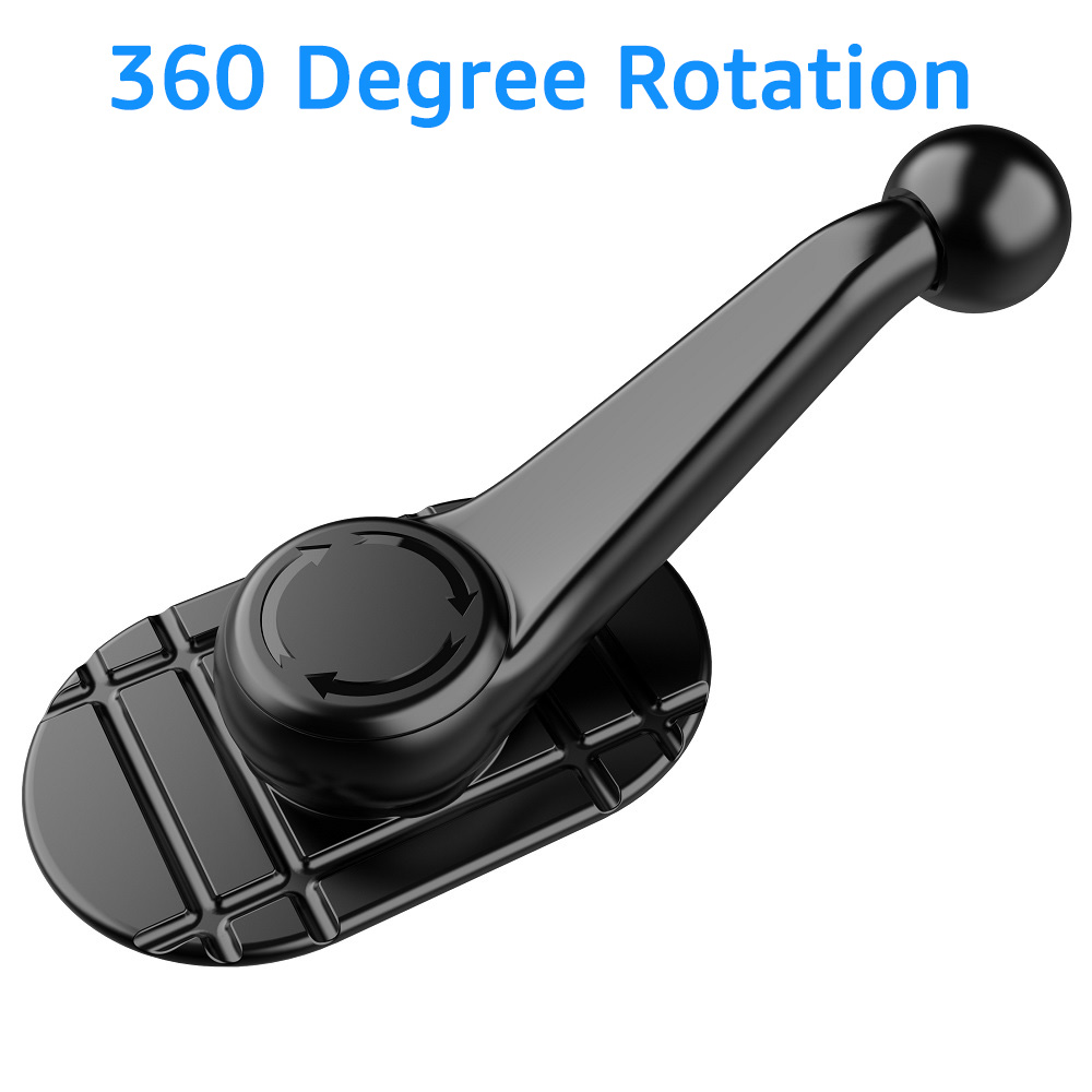 17mm Ball Head Bracket with Nano Sticky Base for Car Dashboard Desktop Mobile Phone Holder Accessories Car GPS Mount Phone Stand