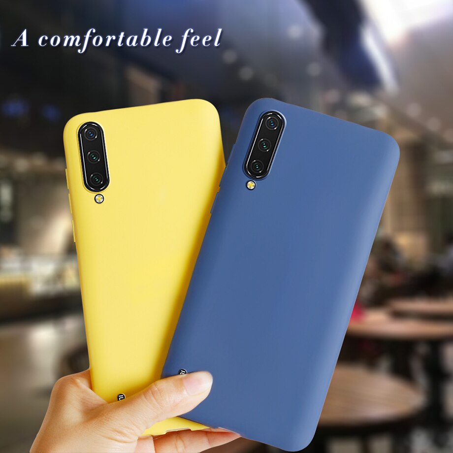 Voor Cover Xiao mi mi A3 case TPU Fundas COQUE Siliconen Zachte Snoep Kleur Back Cover Voor Xiao Mi Xio mi mi A3 een 3 MI A3 telefoon gevallen