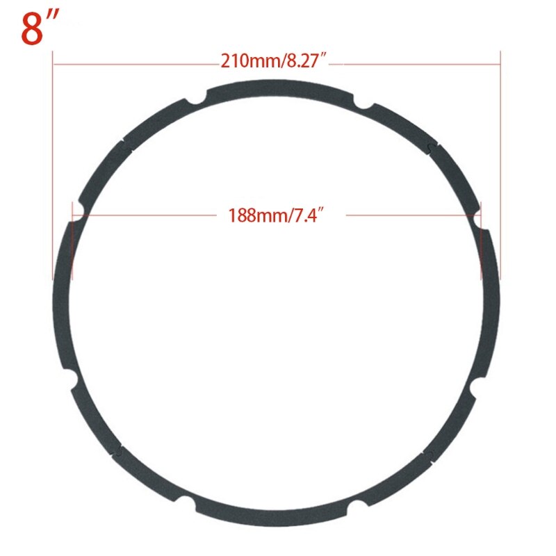 Rubber Ring Speaker Doek Rand Reparatie Onderdelen Luidspreker Surround Rubber Vervangende Onderdelen Voor Speaker Reparatie Of Diy M08 22: G