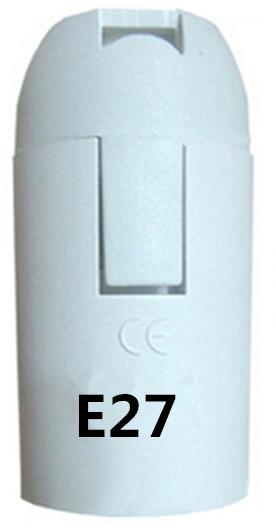 E27 base plastic Clip soort lamphouder E27 draad lamphouder E27 semi draad lamphouder volledige Draad e27 base Tentoonstelling holer: no thread