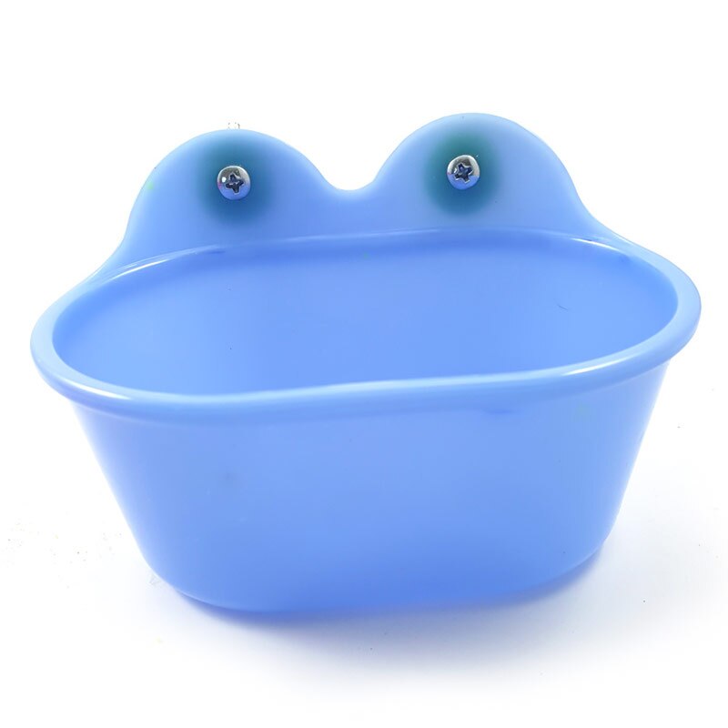 Pet Bird Parrot Bathtub With Small Mirror Bath Shower Box Bird Cage Pet Small Bird Parrot Cage Bird Toys Supplies Standing Box: Blue