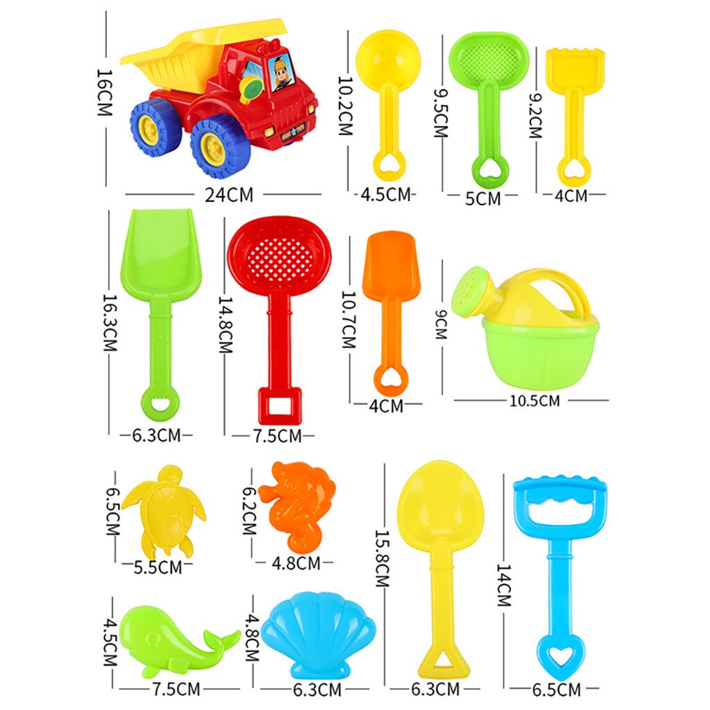 Baby Kids Toys 20pcs Beach Tools Set Sand Playing Toys Kids Fun Water Beach Seaside Tools Birthday Christmas for kid