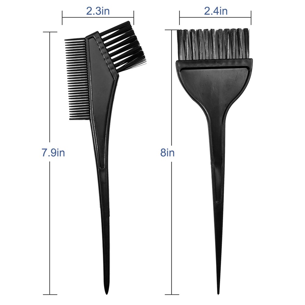 3pcs/set salon hair dye set high hair dye brush comb mixed bowl tone tool lead brush set