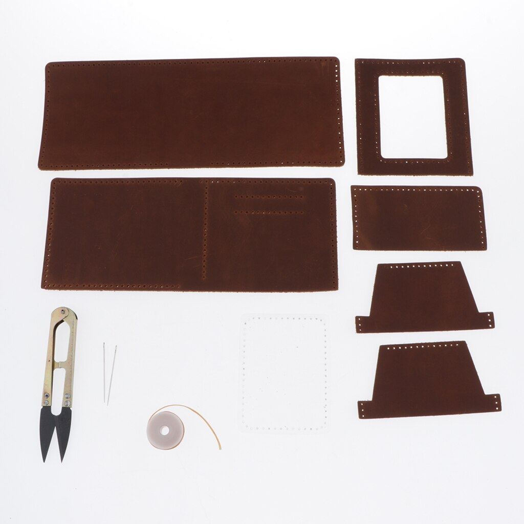 1 Set Credit Card Wallet Kit Leather Craft Kit Make Your Own Leather Wallet