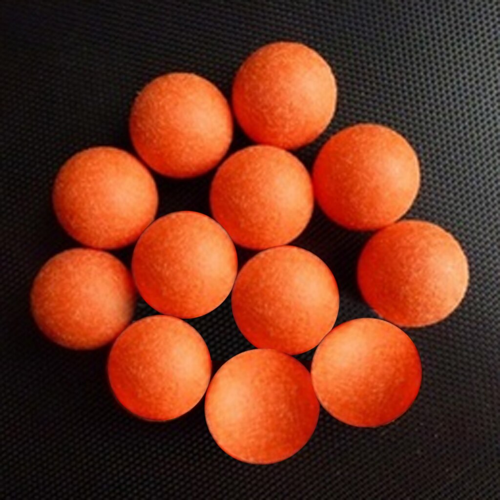 12pcs 36mm Orange Matte Soccer Table Football Foosball Balls Fussball Ball