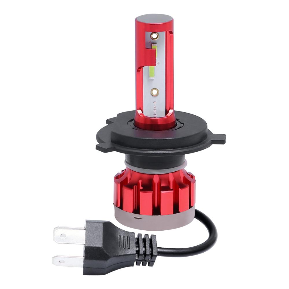 H4 LED H7 H11 H8 9006 9005 HB4 H1 H3 HB3 CSP 4500K de la motocicleta del coche de la linterna Auto 80W 12000LM bajo haz bombilla lámpara del automóvil 6500K