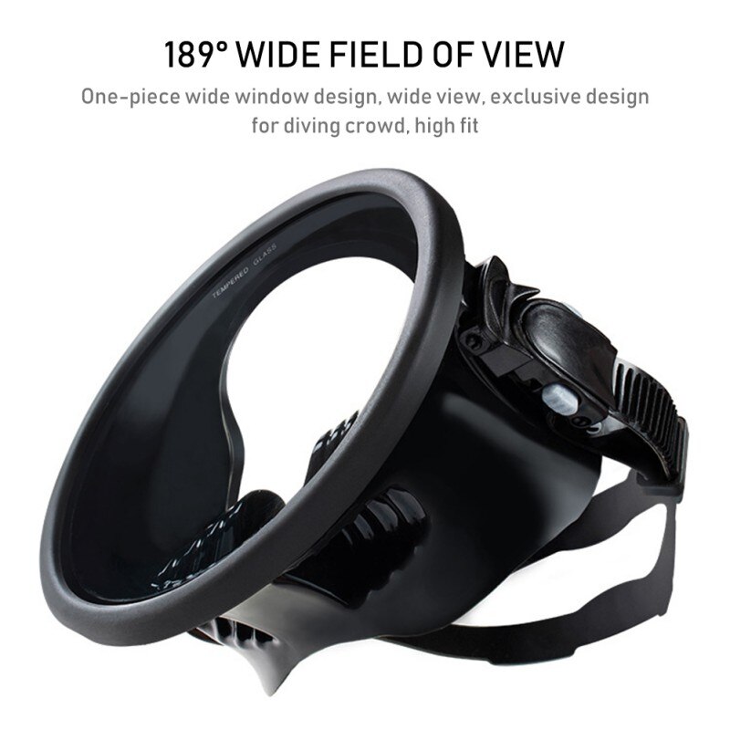 Snorkelling Mask Anti Leak Full Face Snorkel Set 180 Panoramic View Classic Round Diving Equipment sport sport
