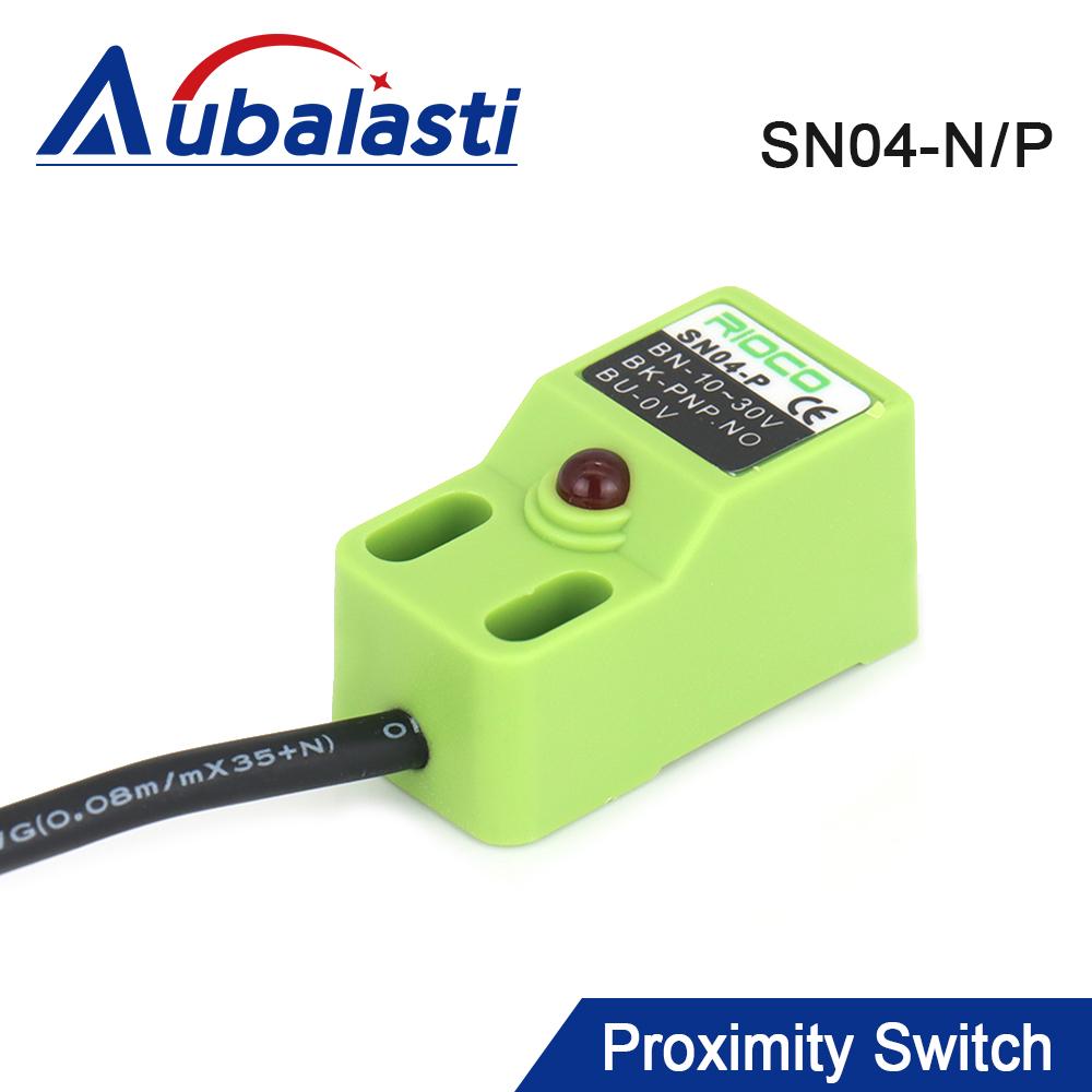 Aubalasti Metall Erkennung Sensor SN04-N/P 10-30VDC Induktive Nähe Schalter für Metall Inspektion NPN PNP NC Nein 3 Draht