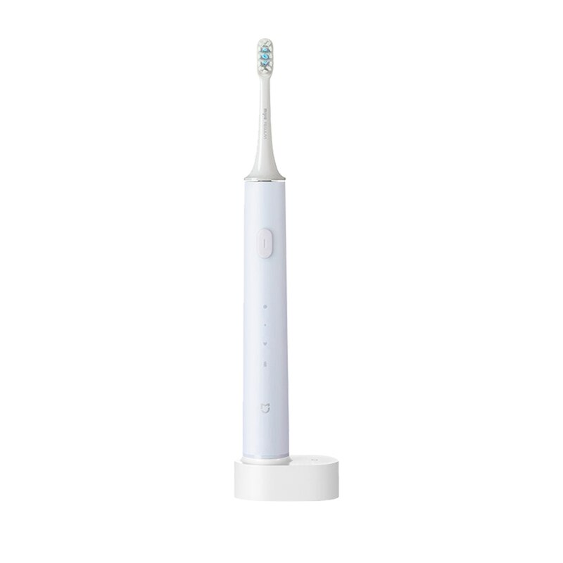 Xiaomi-cepillo de dientes eléctrico Mijia T500, Original, vibrador con Motor Ultra sónico, limpiador de higiene bucal inalámbrico: Blue
