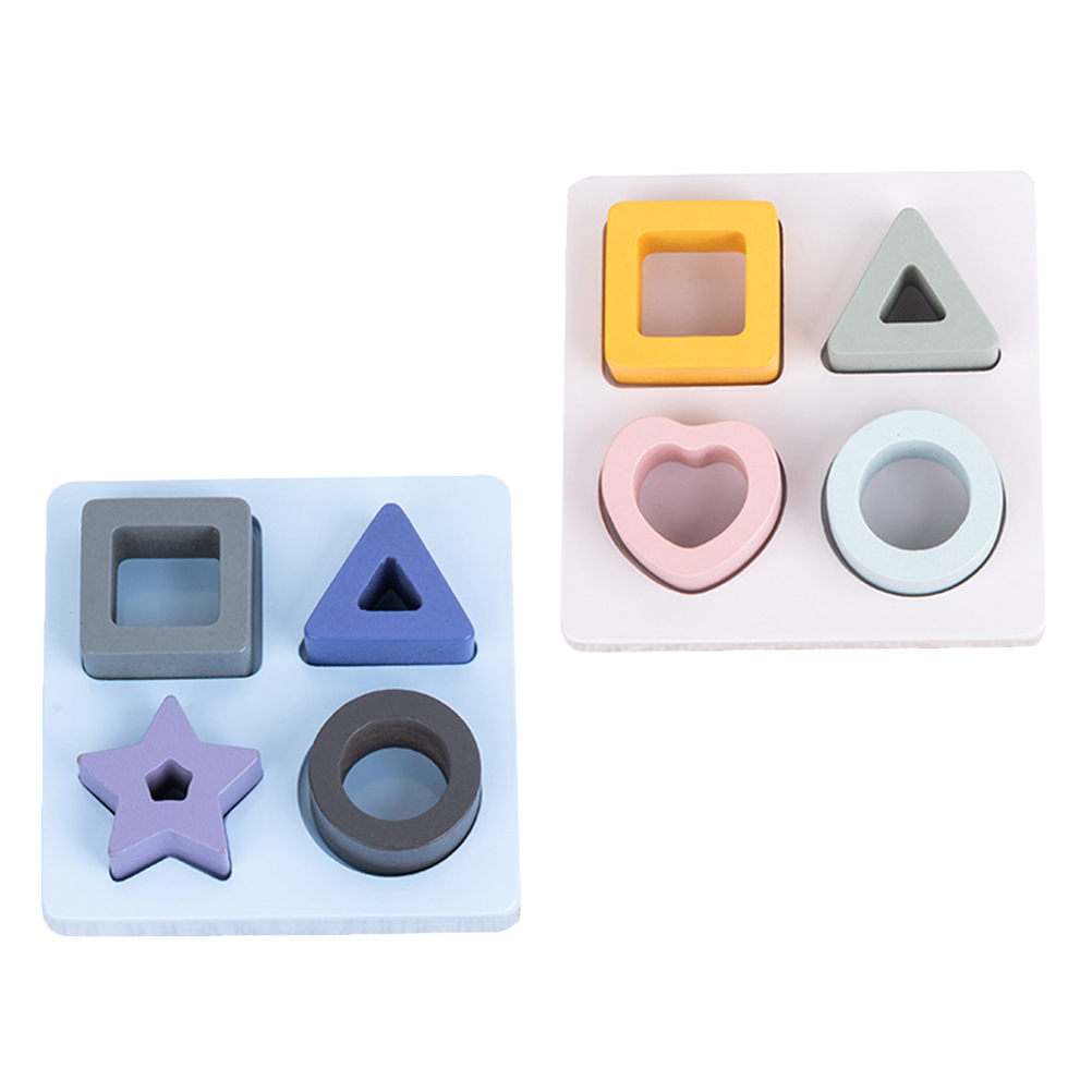 1 Set Stereo Puzzel Bijpassende Blok Geometrische Vorm Blok Erkenning Board