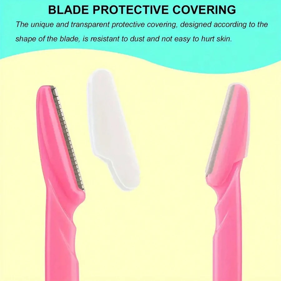 30 stuks / fles veilig - mesjes wenkbrauw trimmen gereedschap voor ontharing scheermessen in container - ideaal gezichts- en wenkbrauw