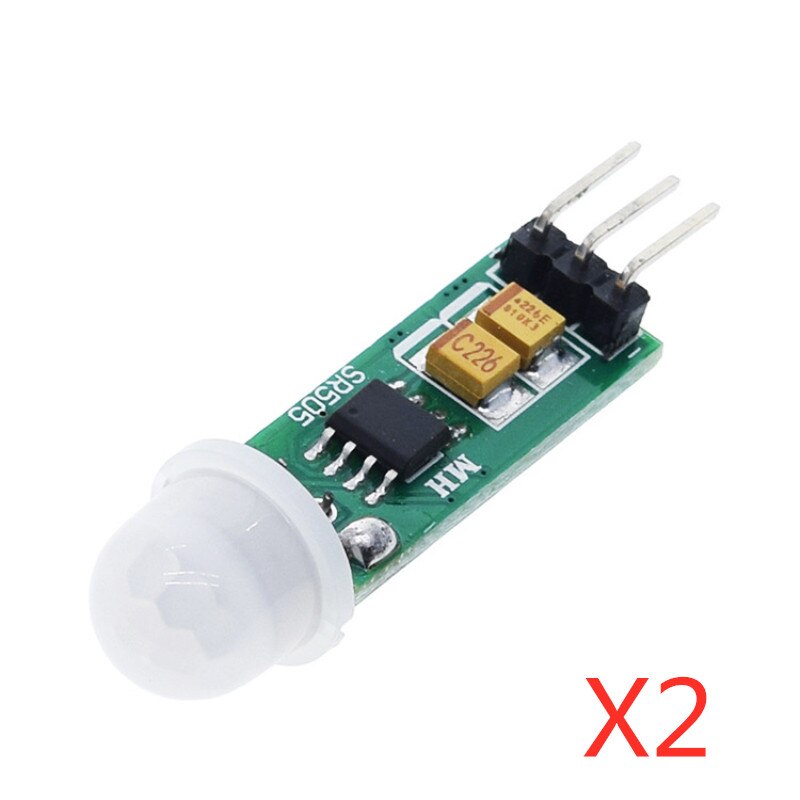 Mini IR Pyroelectric Infrared PIR Motion Human Sensor Automatic Detector Module AM312 Sensor DC 2.7 To 12V: HC-SR505 X2