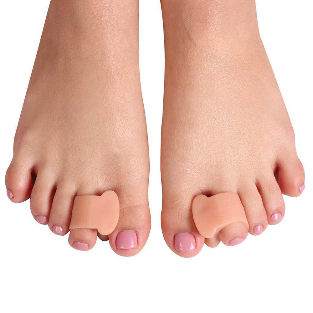 2 stuks siliconen gel hallux valgus teencorrector orthese rechtmaker voetverzorging dagelijkse teenbotorthesen