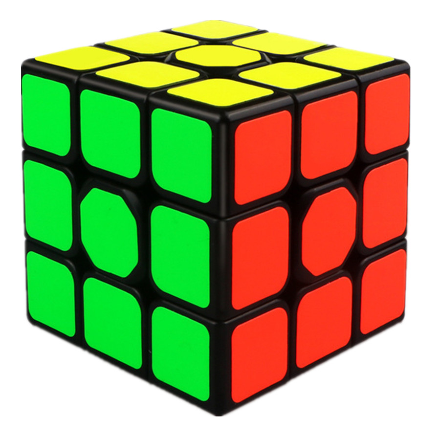 Shengshou Magnetic Positioning Magic Clock Cube Transparent Blue ABS Profissional Magic Clock Intelligence Gear Children's Toys