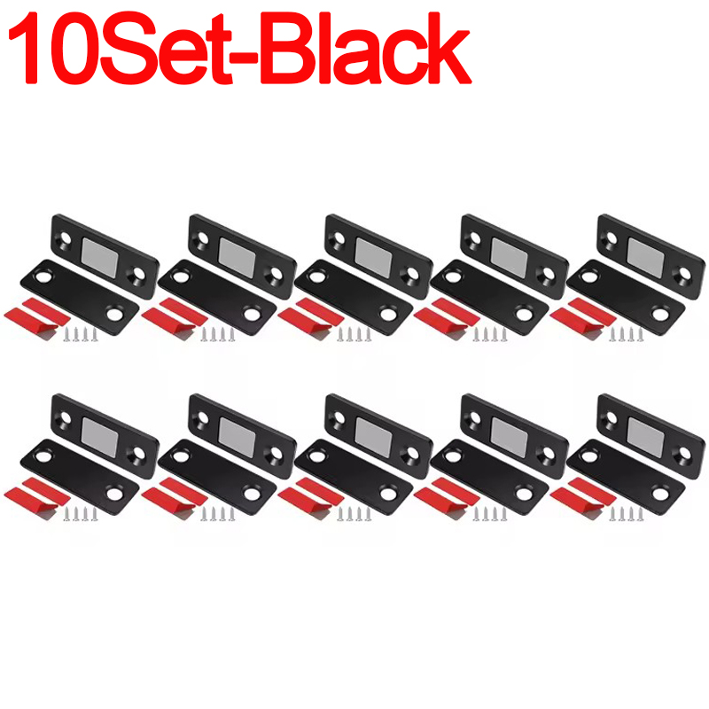 20/1Set Strong Magnetic Cabinet Catches Invisible Magnets Door Stopper Patch Adhesive Furniture Drawer Window Door Closer Latch: green