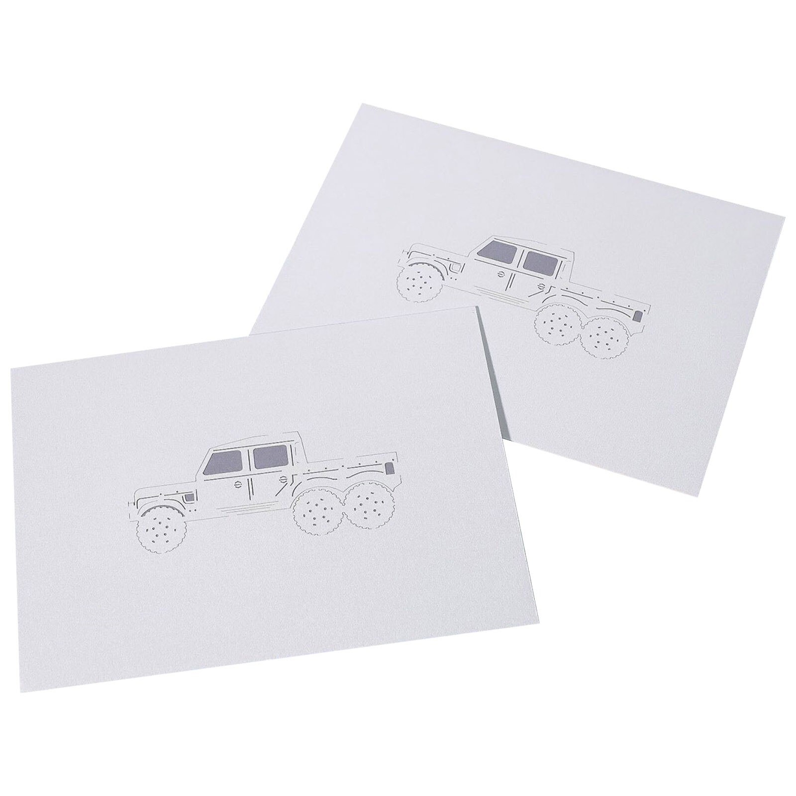 Carte de vœux Pop-Up en 3D pour voiture, carte de vœux pour anniversaire des mères, fête des pères, remise de diplôme, mariage, anniversaire, bien-être,