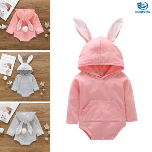 Ostern Baby Kleinkind Mädchen Junge freundlicher Kleidung Outfits Langarm Strampler Gesamt Neue Herbst Winter