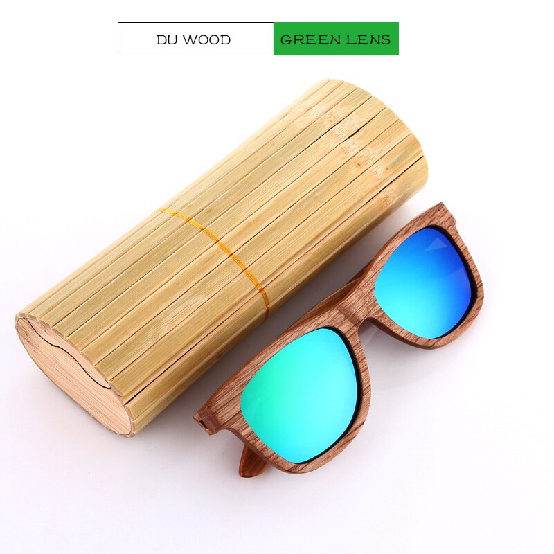 EZREAL Real Top Bamboe Hout Houten Zonnebril Gepolariseerde Handgemaakte Hout Mens Sunglass Zonnebril Mannen Gafas Oculos De Sol Madera: 12