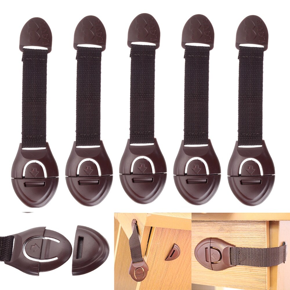 10pcs Child Baby Safety Lock Proof Security Protector Door Lock Kids Child Safety Products