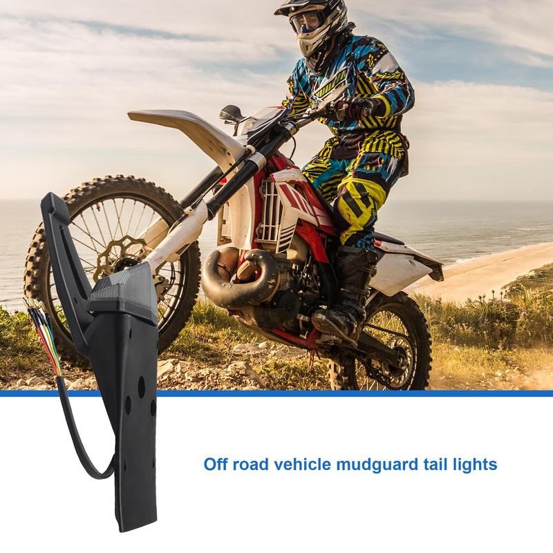 Motorsykkel baklykt vanntett motorsykkel ledet baklykter med kule energisparende terrengsykkellys effektiv motorsykkel