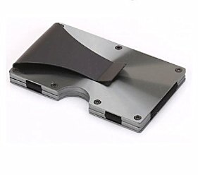 ZOVYVOL Unisex Metal Card ID Holder RFID Slim Business Card Holders Card Holder Automatic Brand Famous Credit Card Holder: X11D-Gray