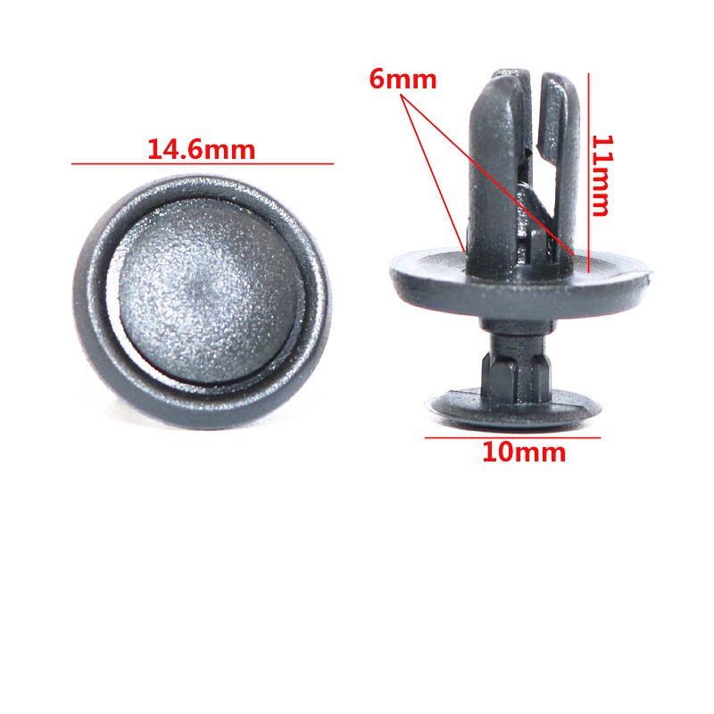 50PCS Car Fender Leaf Board Lining Clasp Plastic Fastener Clip For Mitsubishi Lioncel MIVEC V3 Outlander Lancer