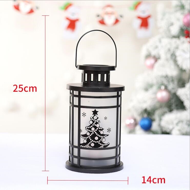 Christmas LED Lantern - Hanging Decorative Light - Festive Home Decor: 5
