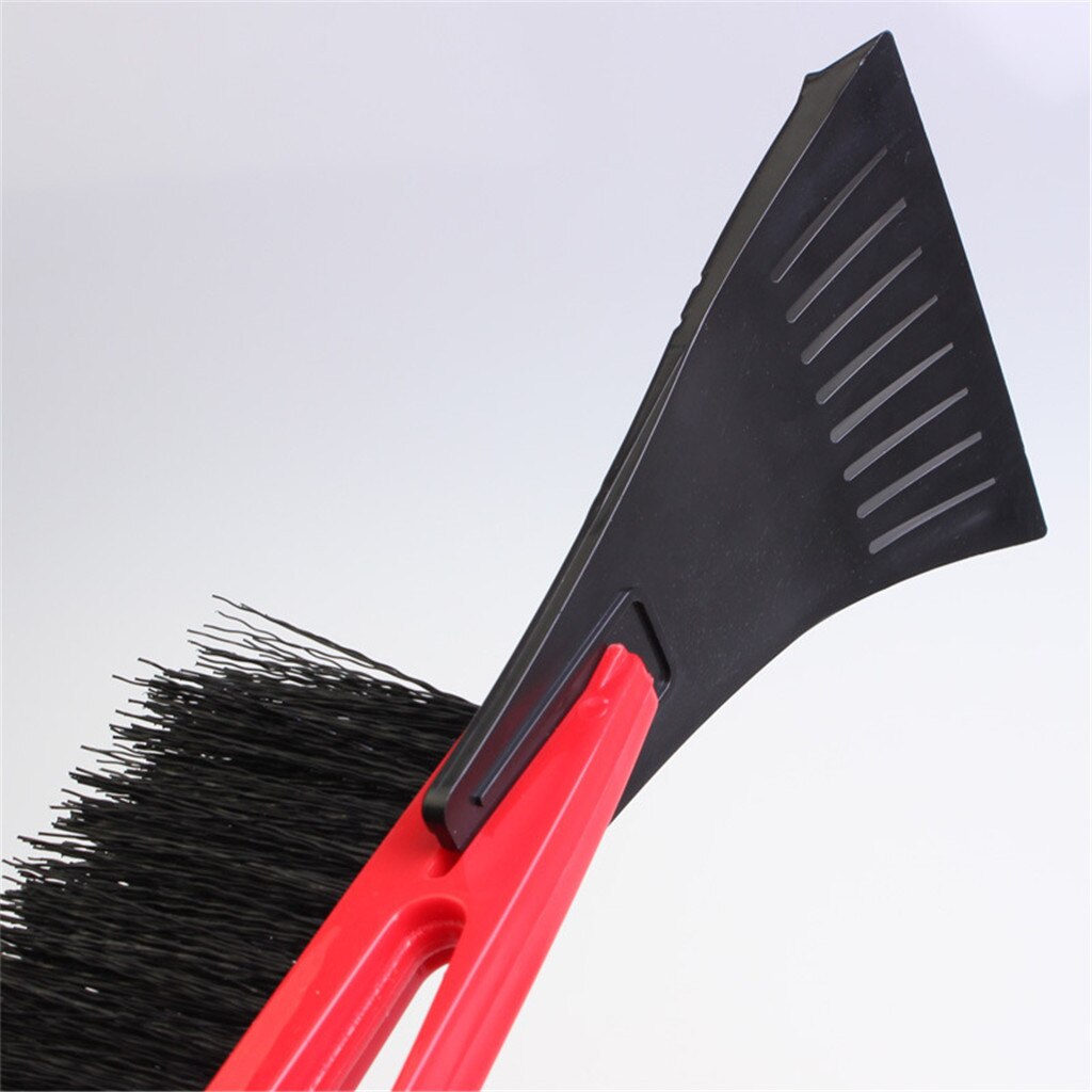 2-in-1 Car Ice Scraper Snow Remover Shovel Brush Window Windscreen Windshield Deicing Cleaning Scraping Tool#