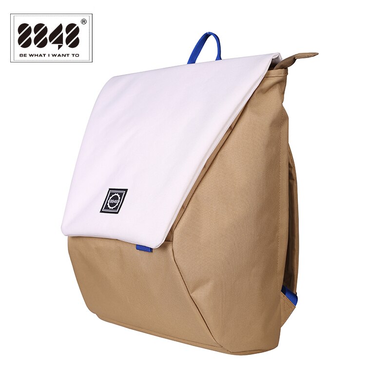 8848 preppy stil mænds rygsække vandtæt skoletaske stor kapacitet bærbare tasker mænd rygsæk flip taske mochila 126-048-003